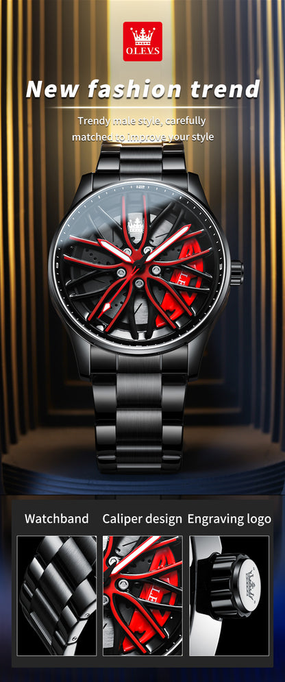 OLEVS DELUXE WHEEL WATCH