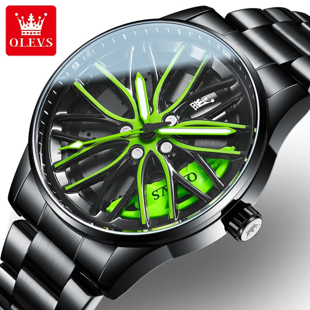 OLEVS DELUXE WHEEL WATCH