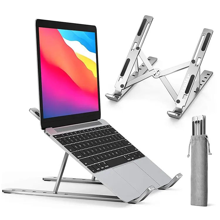 PORTABLE ALUMINIUM STAND FOR LAPTOP,TABLETS,PHONES AND BOOKS