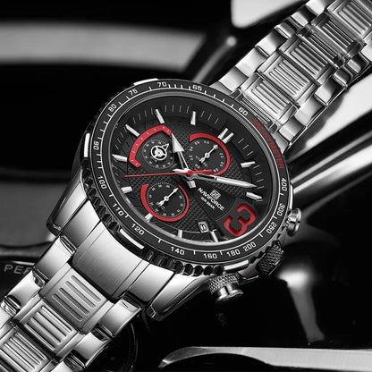 NAVIFORCE NF 8017 CHRONOGRAPH WATCH.