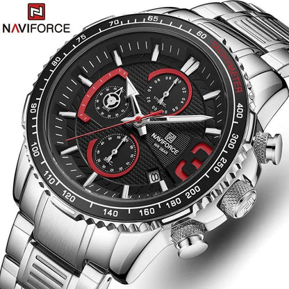 NAVIFORCE NF 8017 CHRONOGRAPH WATCH.