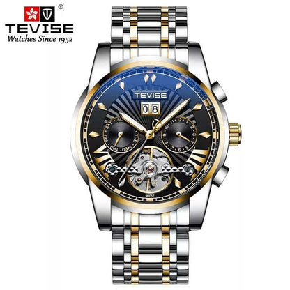 TEVISE  AUTOMATIC TOURBILLON MECHANICAL WATCH