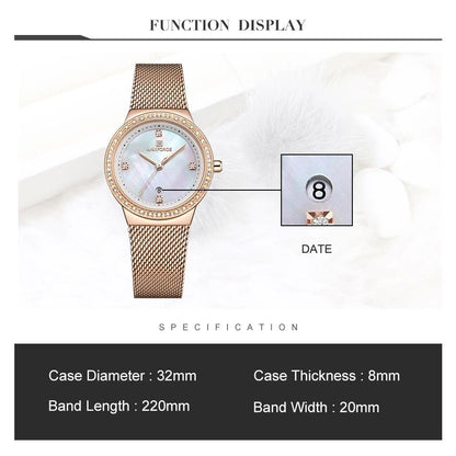 NF LADIES CLASSIC MESHSTRAP WATCH