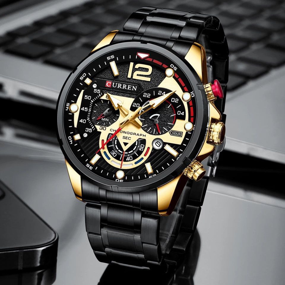 CURREN CLASSIC CHRONOGRAPH TIME PIECE